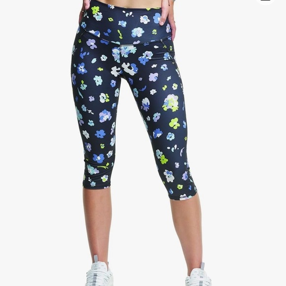 Champion Pants - CHAMPION Women's Sport Floral Print Knee Tight Size Small NEW